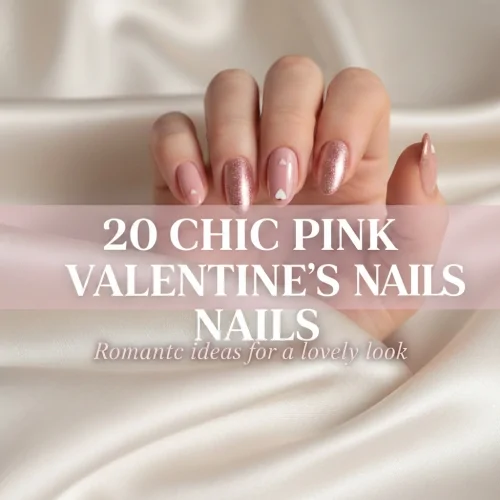 20 Chic Pink Valentine's Nails: Romantic Ideas for a Lovely Look