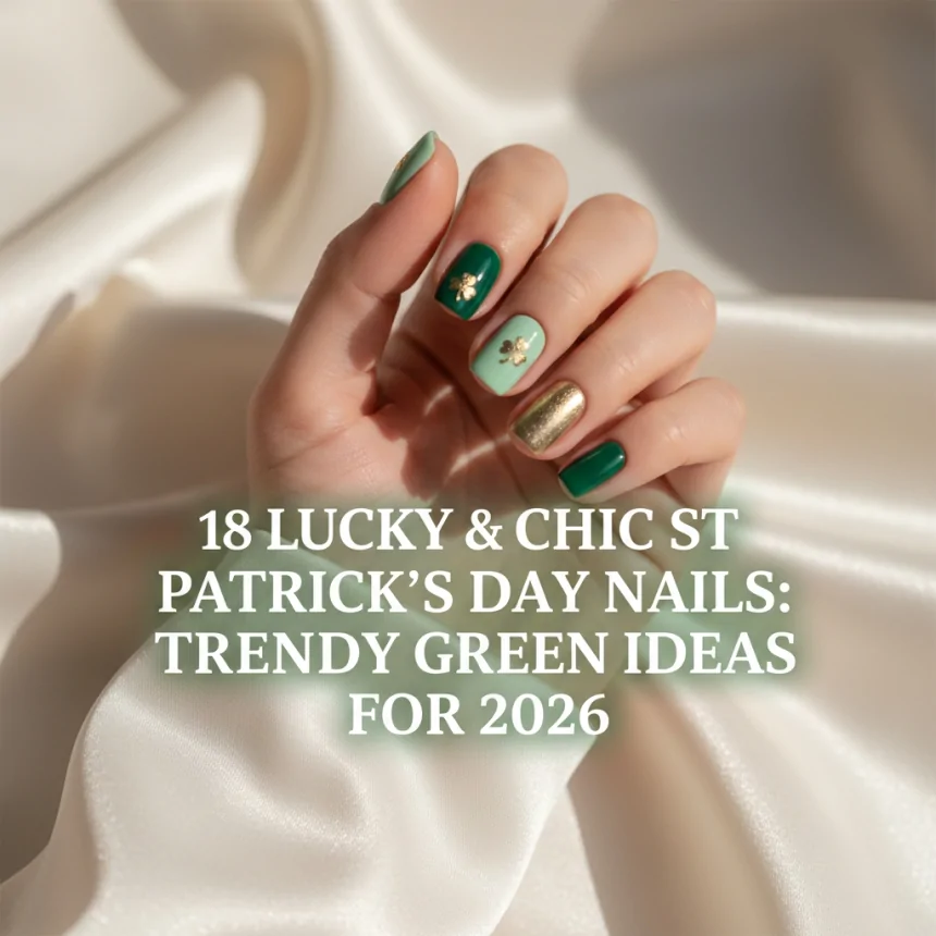 18 Lucky & Chic St. Patrick's Day Nails: Trendy Green Ideas for 2026