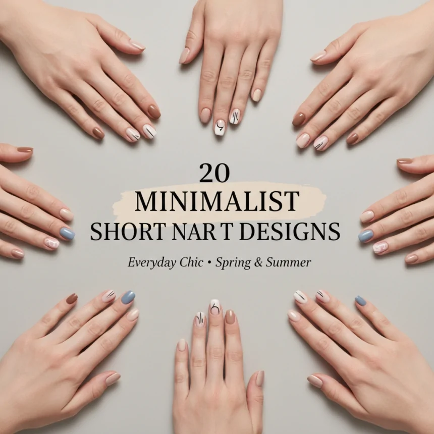 20 Minimalist Short Nail Art Designs You'll Obsess Over for Everyday Chic